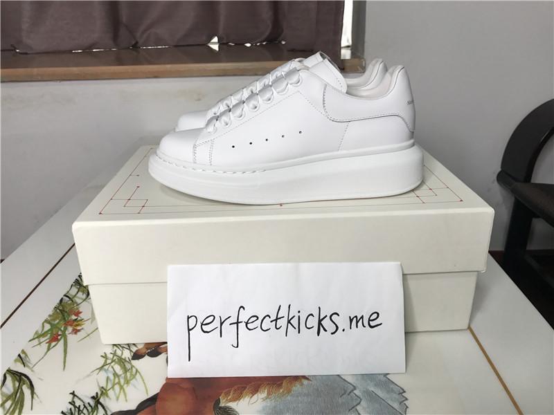 PK GOD ALXNDER MC MCQUEEN Paris white leather heel best version ready to ship